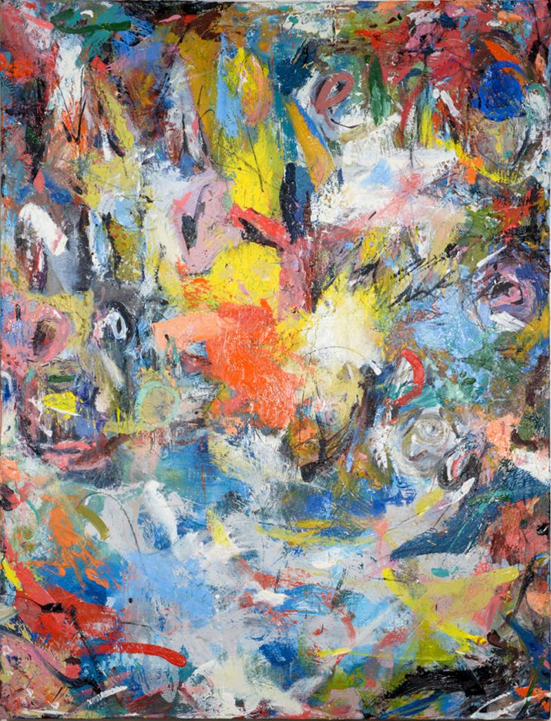 Howard Reyes Marketing Nightmare Peoples Dream oil charcoal painting by Howard Reyes 2024