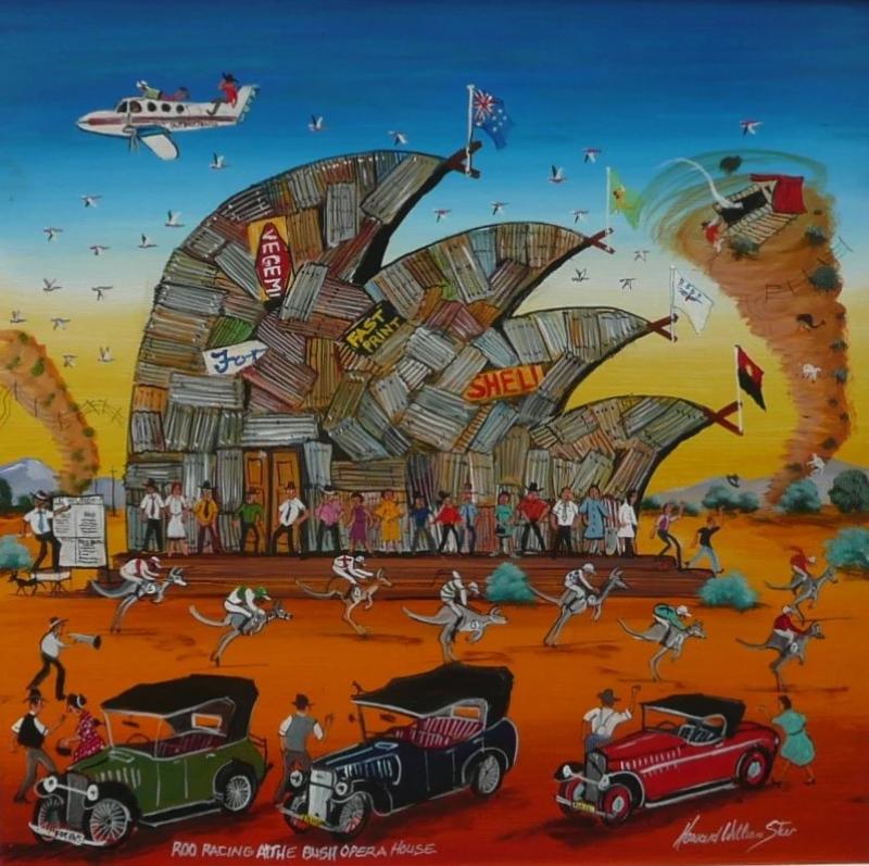 Howard William Steer Roo Racing at the Bush Opera House