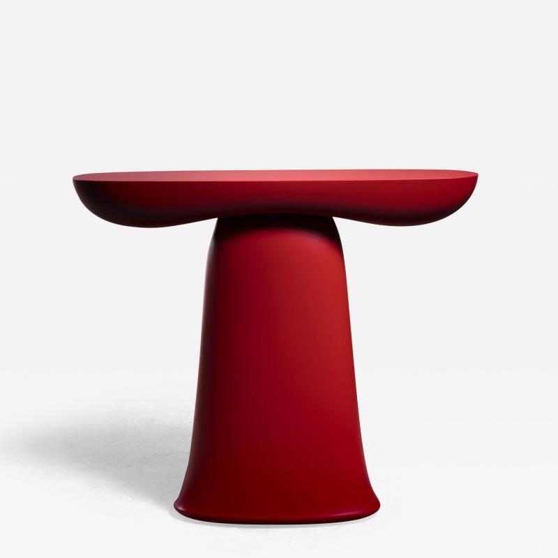 Hozan Zangana Hozan Zangana console or side table Teyre Baz in red customizable