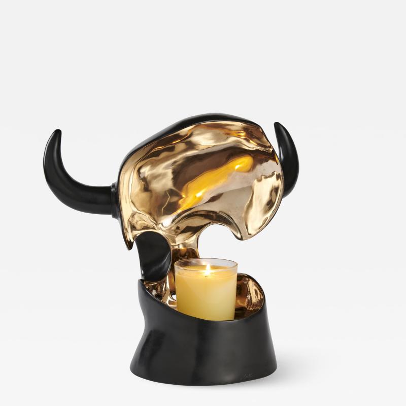 Hubert Le Gall BISON PHOTOPHORE CANDLEHOLDER