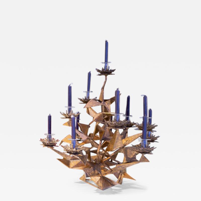 Hubert Le Gall Chardons Candlestick 11 branches 2020