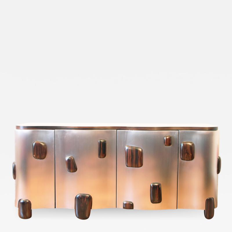 Hubert Le Gall MAHJONG FOUR DOOR CABINET