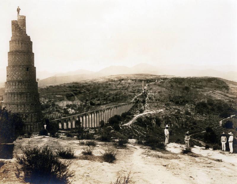 Hugo Brehme Los Remedios Aqueduct Mexico