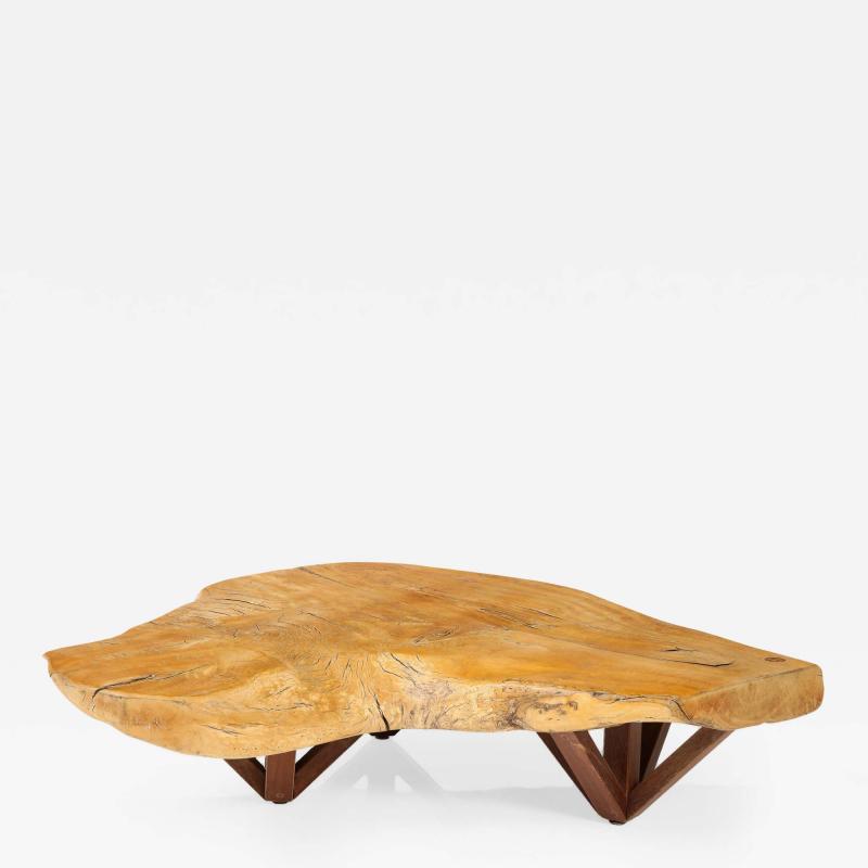 Hugo Franca Live Edge Pequi Coffee Table by Hugo Franca and Paolo Alves