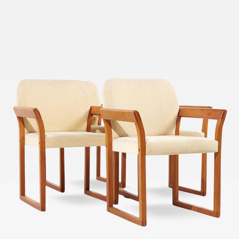 Hugo Frandsen Hugo Frandsen for Stolefabrik Mid Century Danish Teak Dining Chairs Set of 4