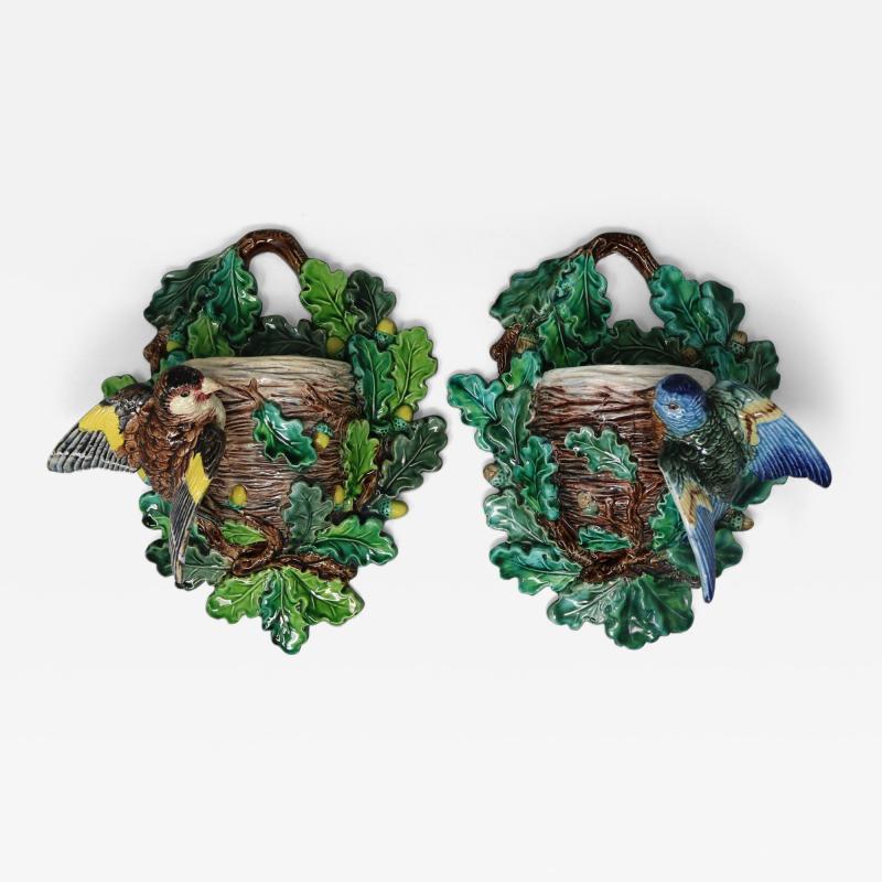 Hugo Lonitz Pair Hugo Lonitz Finch Wall Pockets