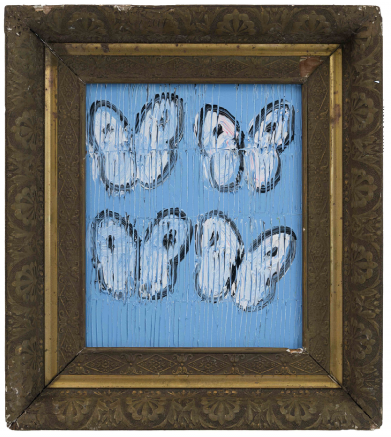 Hunt Slonem 4 Cabbage Butterflies