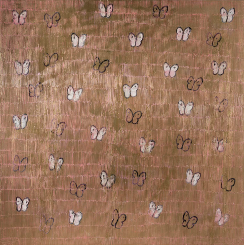 Hunt Slonem Pink Ascension Coming Son