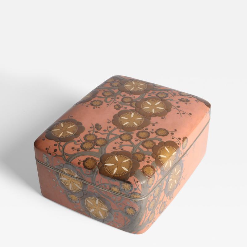 Hy kei and Jitaku Takamura Accessory Box with Prunus Blossom Design T 4891 