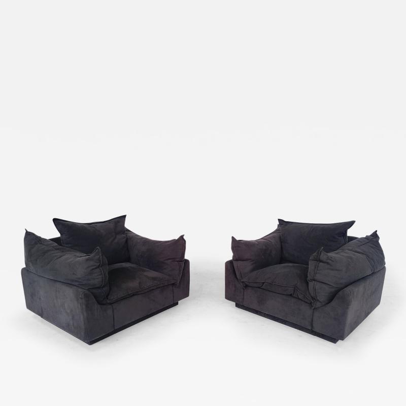 ICF De Padova Pair of Cado Armchairs by Gunnar Gravesen David Lewis Divano for ICF