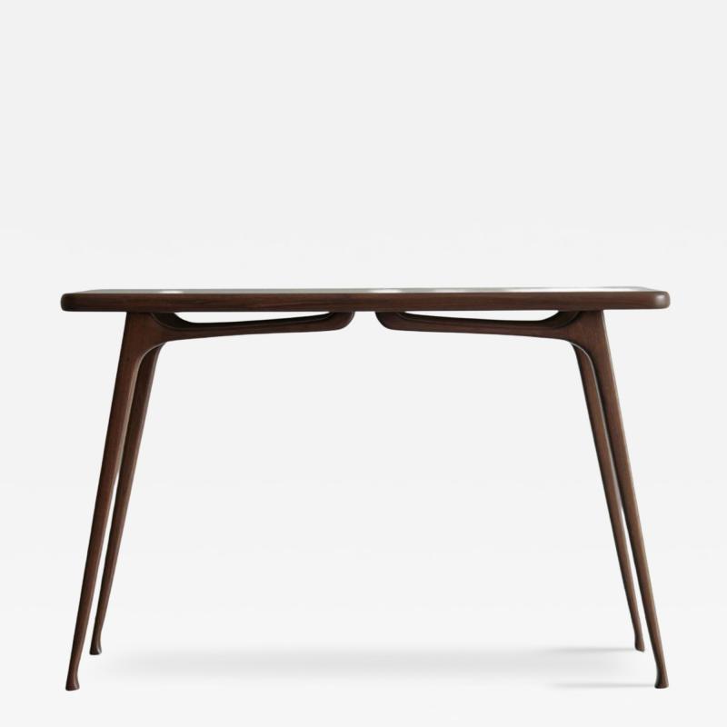 ICO Console Table in Dark Walnut