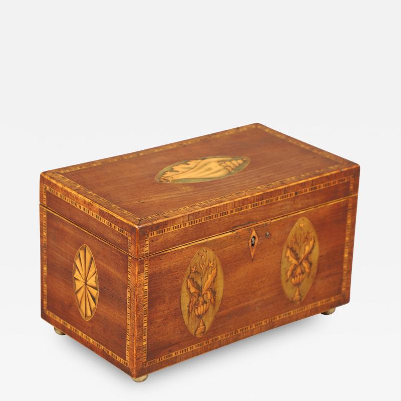 INLAID TEA CADDY