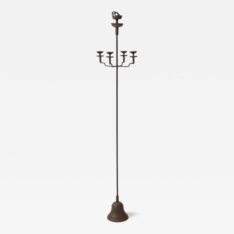 IRON FLOOR CANDELABRA