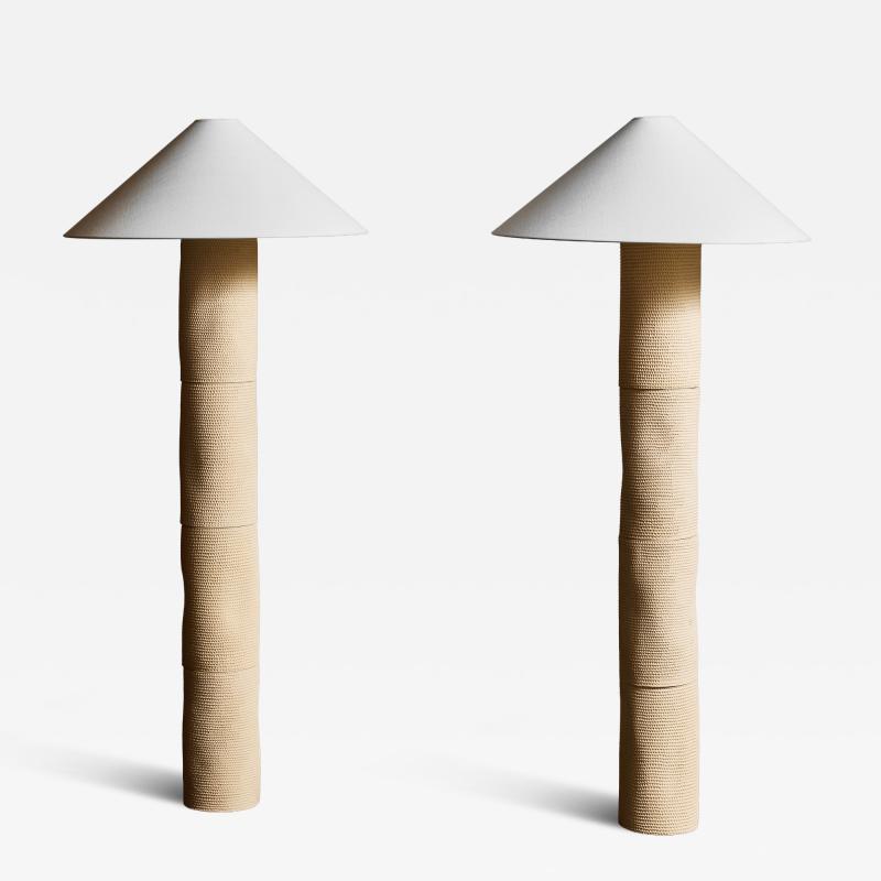 ISIA Ceramic Floor Lamps by Marie Fekroun