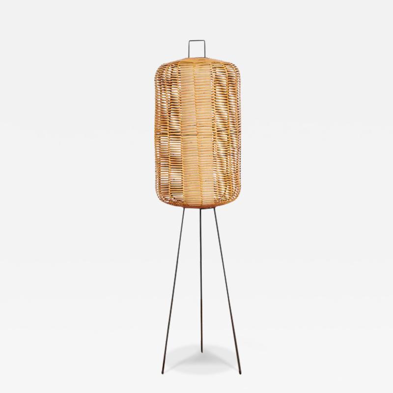 ITALIAN BAMBOO FLOOR LAMP