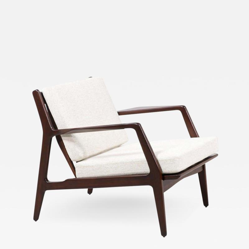 Ib Kofod Larsen Danish Modern Lounge Chair by Ib Kofod Larsen for Selig