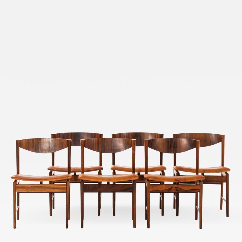 Ib Kofod Larsen Dining Chairs Produced by Seffle M belfabrik