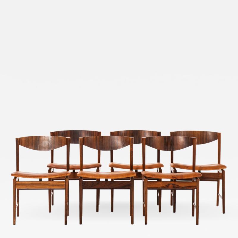 Ib Kofod Larsen Dining Chairs Produced by Seffle M belfabrik