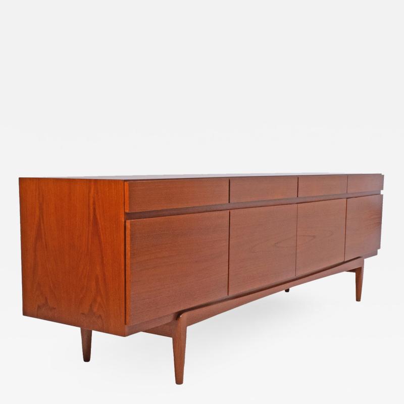 Ib Kofod Larsen Free standing Sideboard by Ib Kofod Larsen for Faarup M belfabrik Teak