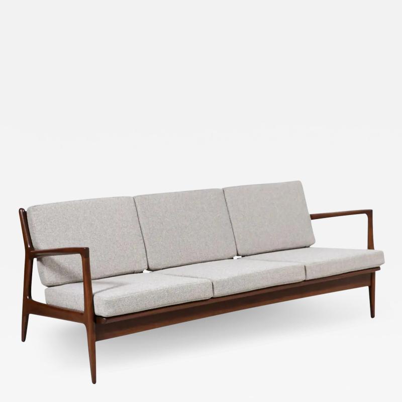 Ib Kofod Larsen Ib Kofod Larsen 3 Seater Sculpted Sofa for Selig