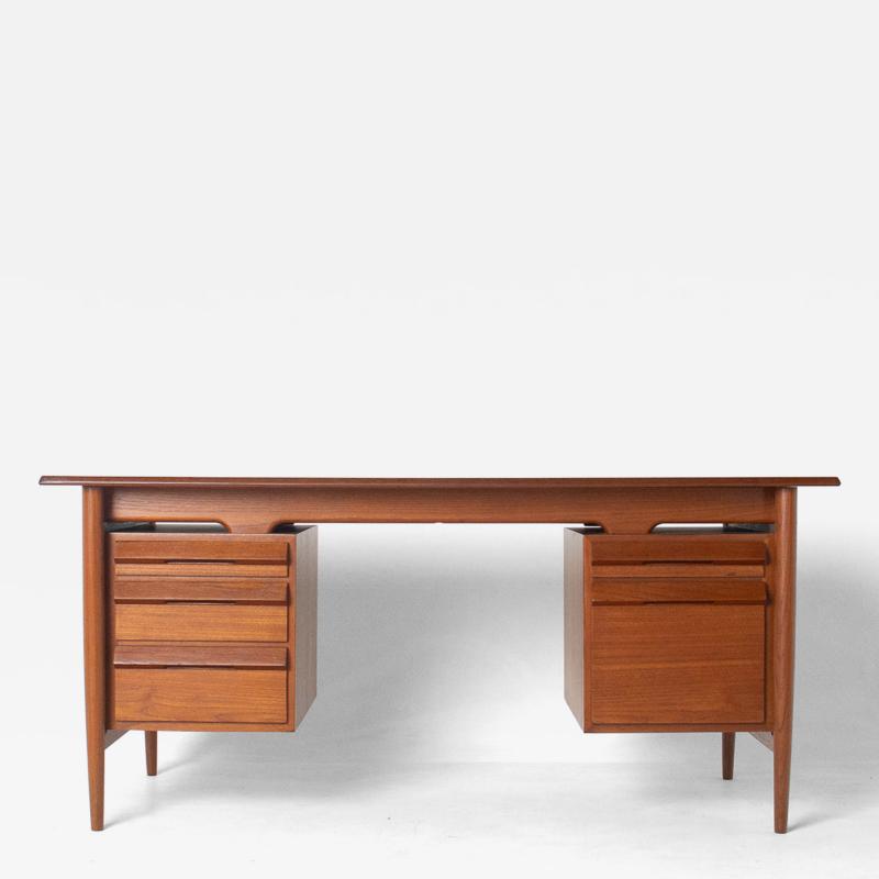 Ib Kofod Larsen Ib Kofod Larsen Danish Modern Teak Executive Desk