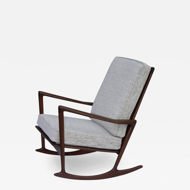 Ib Kofod Larsen Ib Kofod Larsen For Selig Sculptural Rocking Chair