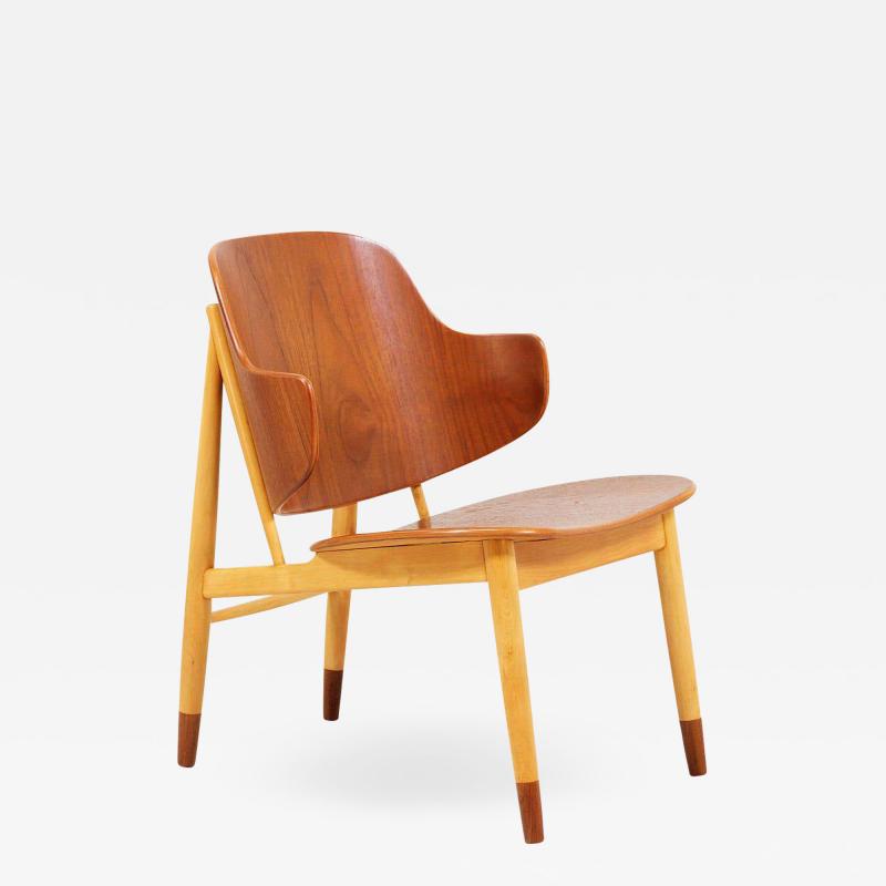 Ib Kofod Larsen Ib Kofod Larsen Shell Chair for Christiansen Larsen