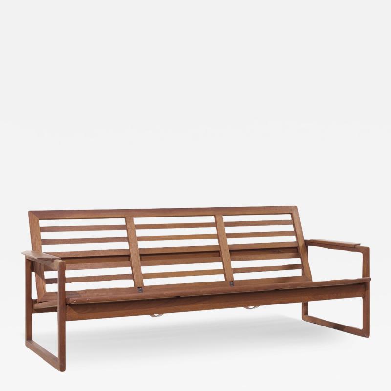 Ib Kofod Larsen Kofod Larsen for Selig Mid Century Danish Teak Sofa