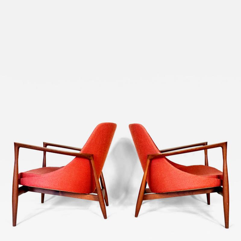 Ib Kofod Larsen Pair Ib Kofod Larsen Elizabeth Lounge Chairs
