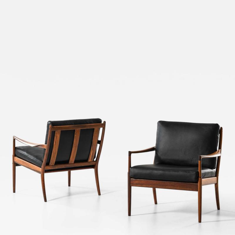 Ib Kofod Larsen Pair of Ib Kofod Larsen Sams Easy Chairs by OPE 1950s