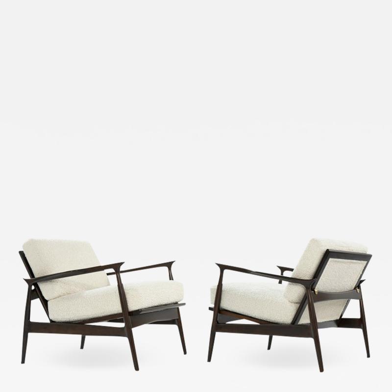 Ib Kofod Larsen Scandinavian Modern Lounge Chairs by Ib Kofod Larsen C 1950s