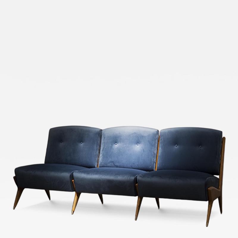 Ico Parisi 3 Seat Settee by Ico Parisi