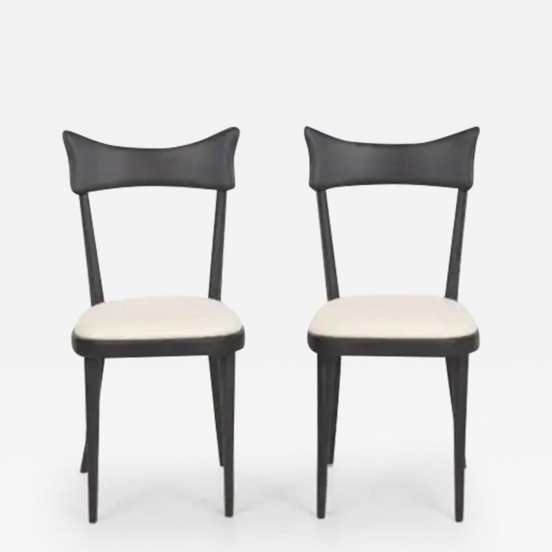 Ico Parisi Fratelli Mariani Di Lacceri set of Six Dining Chairs