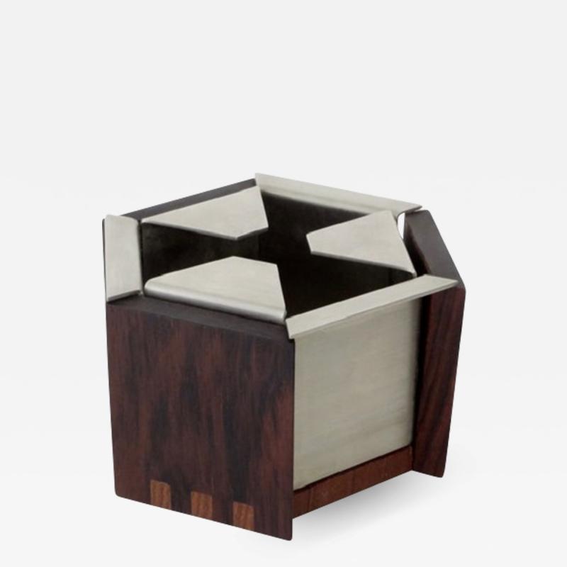 Ico Parisi ICO PARISI ITALIAN WALNUT AND ROSEWOOD ASHTRAY