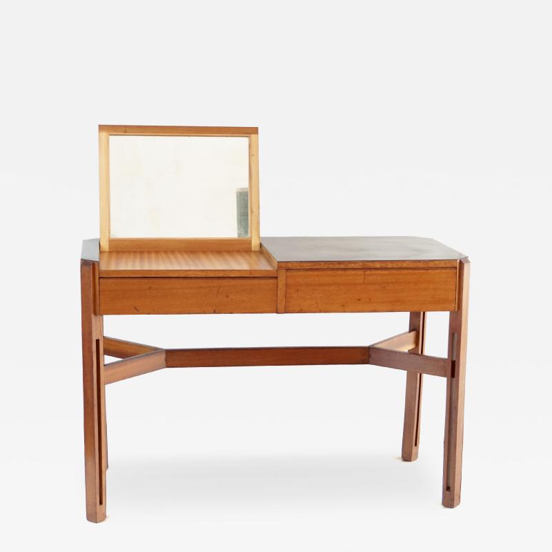 Ico Parisi Ico Parisi Wood and Laminate toilette desk with mirror Hotel Lorena 1960