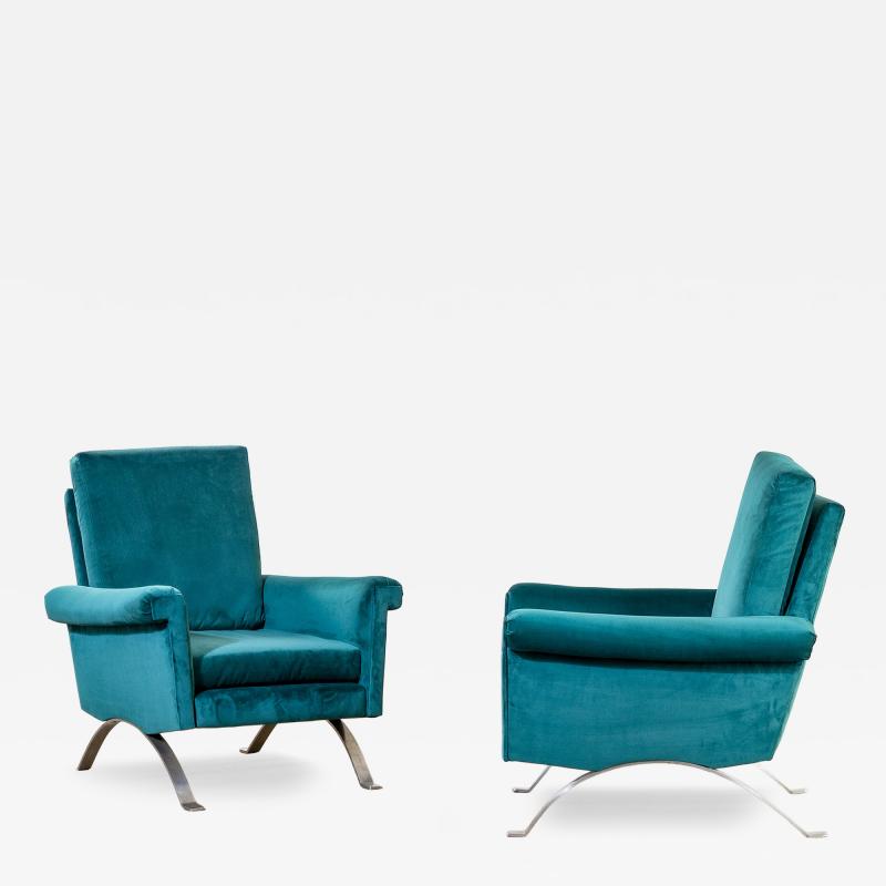 Ico Parisi Ico Parisi for Cassina Pair of Armchairs mod 875