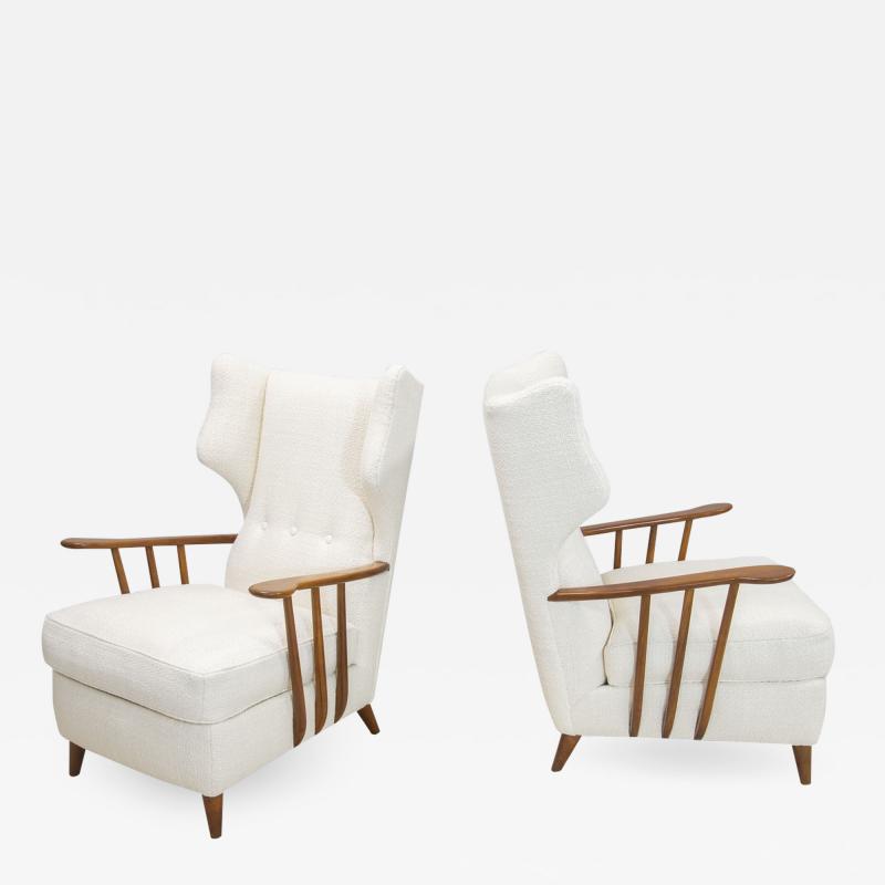 Ico Parisi Pair of armchairs