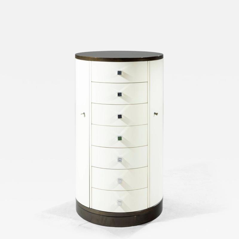 Ico Parisi Rare Round Chest Of Drawers From The 540 Series