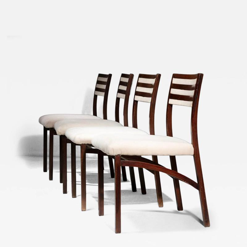Ico Parisi Set of Four Dining Chairs Model 110 by Ico Parisi for Cassina