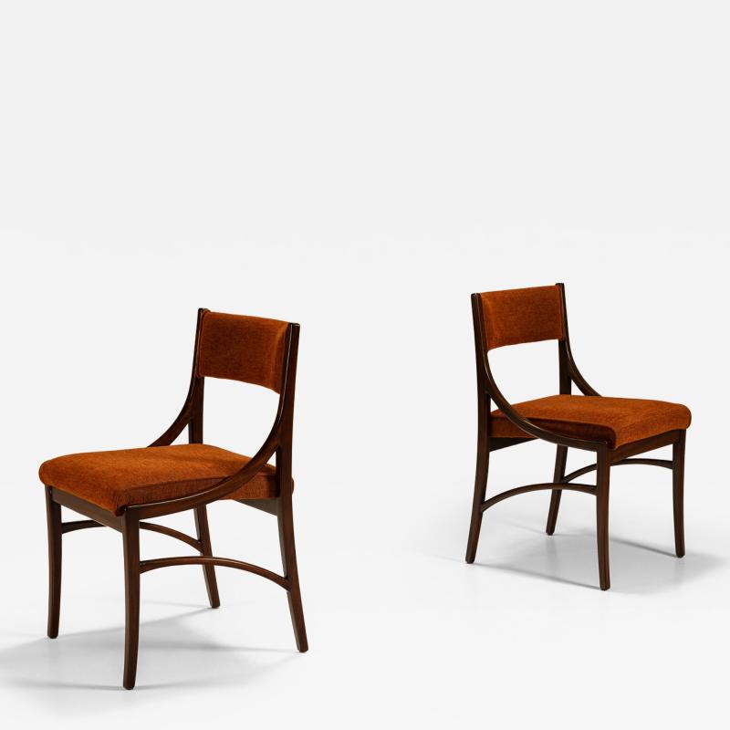 Ico Parisi Set of Two Dining Room Chairs by Ico Parisi Model 110 Italy 1960s