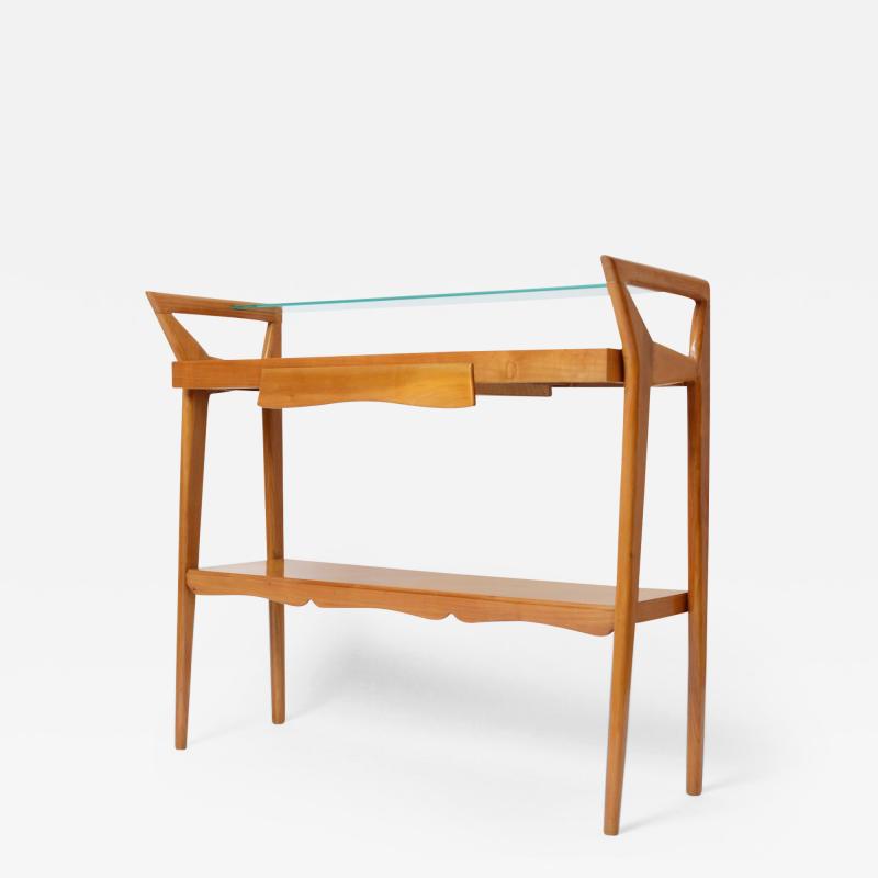 Ico Parisi Walnut Console Table in the Manner of Ico Parisi c 1955