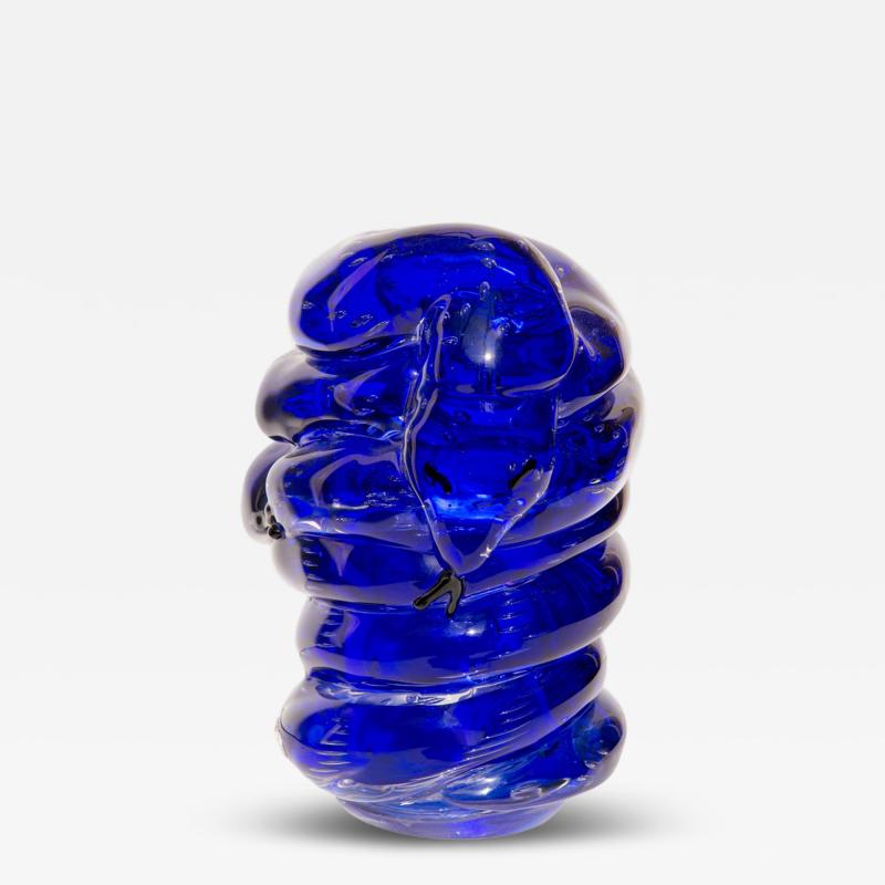Ida Olai Ida Olai Serpente blue vase from Berengo collection