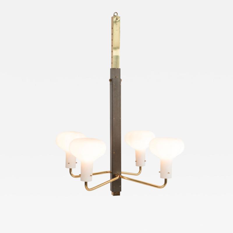 Ignazio Gardella Ignazio Gardella Rare Four Arm Chandelier for Azucena Italy 1958