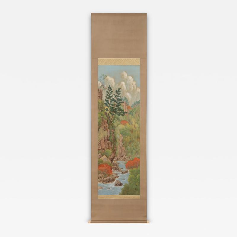 Ikeda Y son View of the Yabakei Gorge 1920