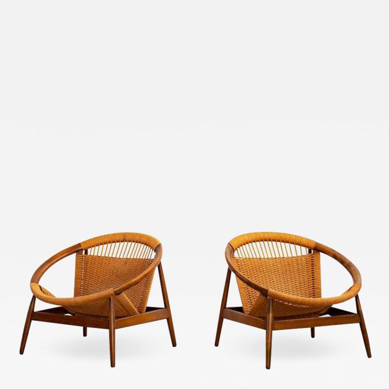 Illum Wikkels ILLUM WIKKELSO RINGSTOL LOUNGE CHAIRS