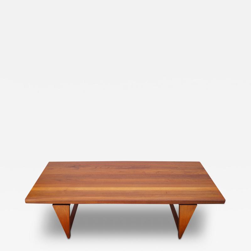 Illum Wikkelso Teak Coffee Table by Illum Wikkels for A Mikael Laursen