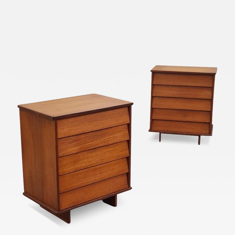 Ilmari Tapiovaara A Pair of Mid Century Ilmari Tapiovaara Teak Drawer Chests for Asko 1950s