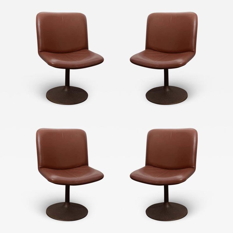 Ilmari Tapiovaara Set of Four Swivel Chairs by Tapiovaara