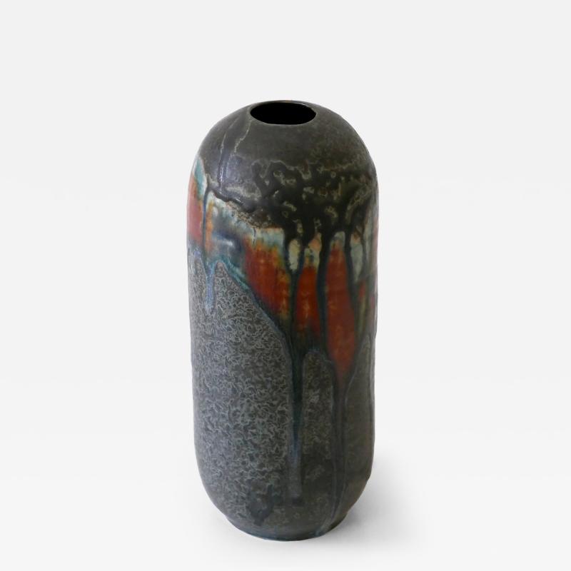 Ilse Ludwig Korbel Vintage Studio Pottery Ceramic Vase No 07 by Ilse Ludwig Korbel Germany 1988