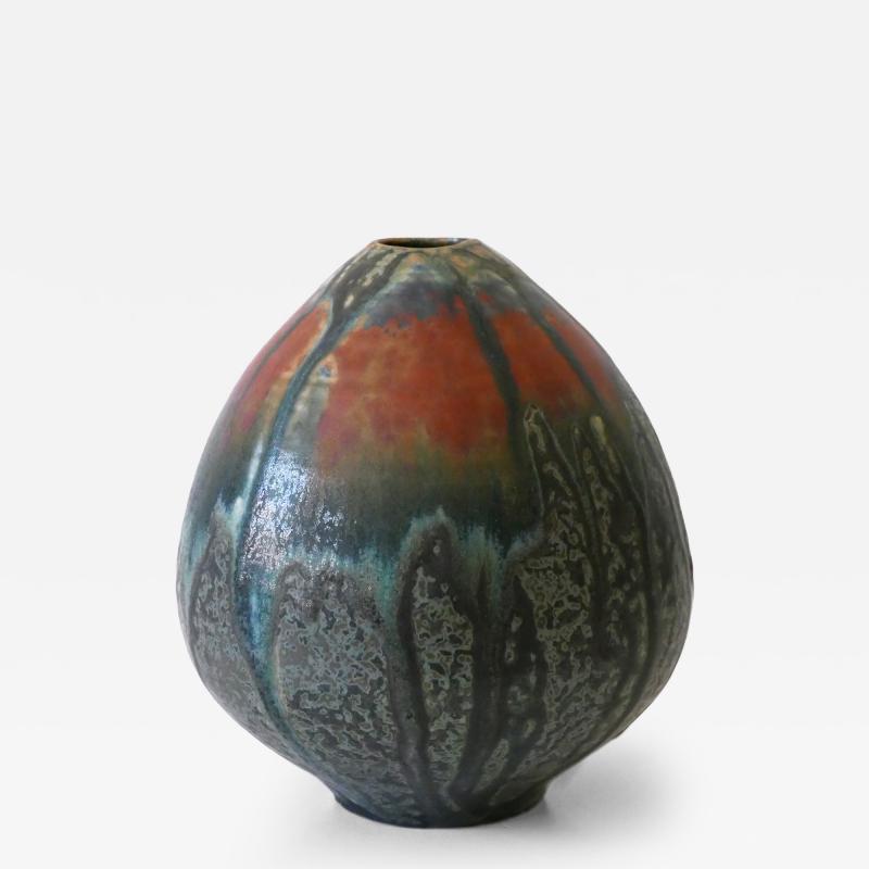 Ilse Ludwig Korbel Vintage Studio Pottery Ceramic Vase No 09 by Ilse Ludwig Korbel Germany 1986